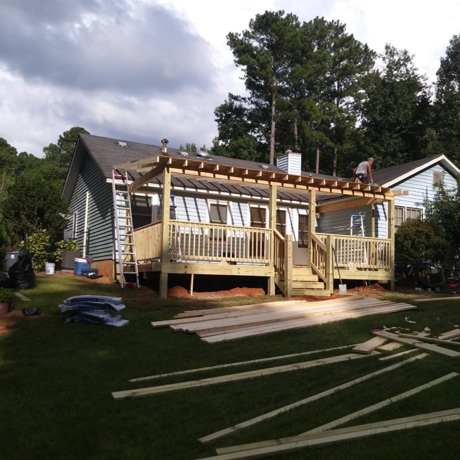New deck and pergola build